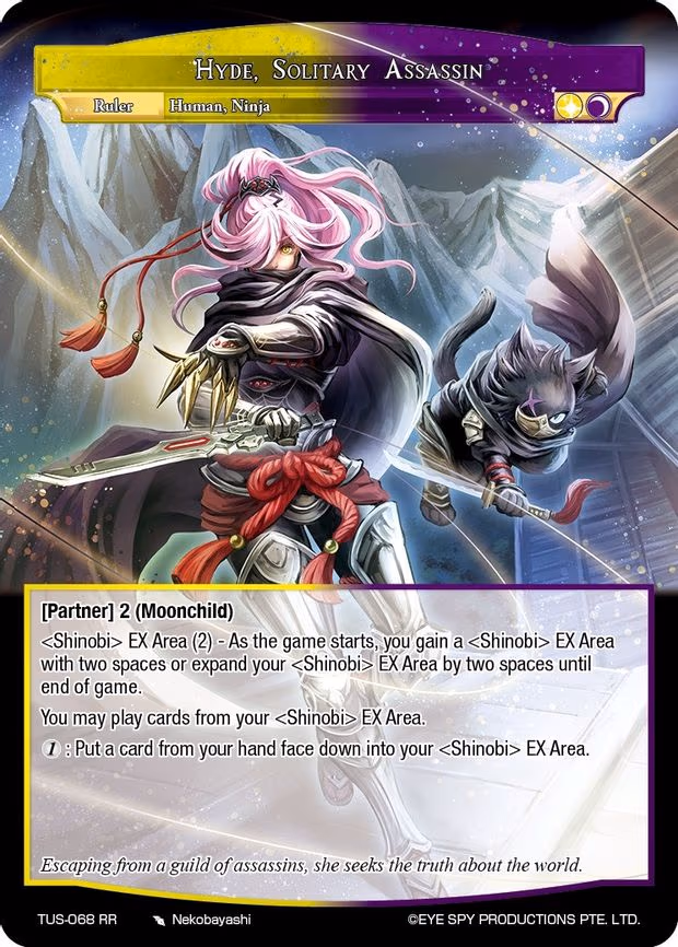 Hyde, Solitary Assassin - Ruler Rare (TUS-068 RR)