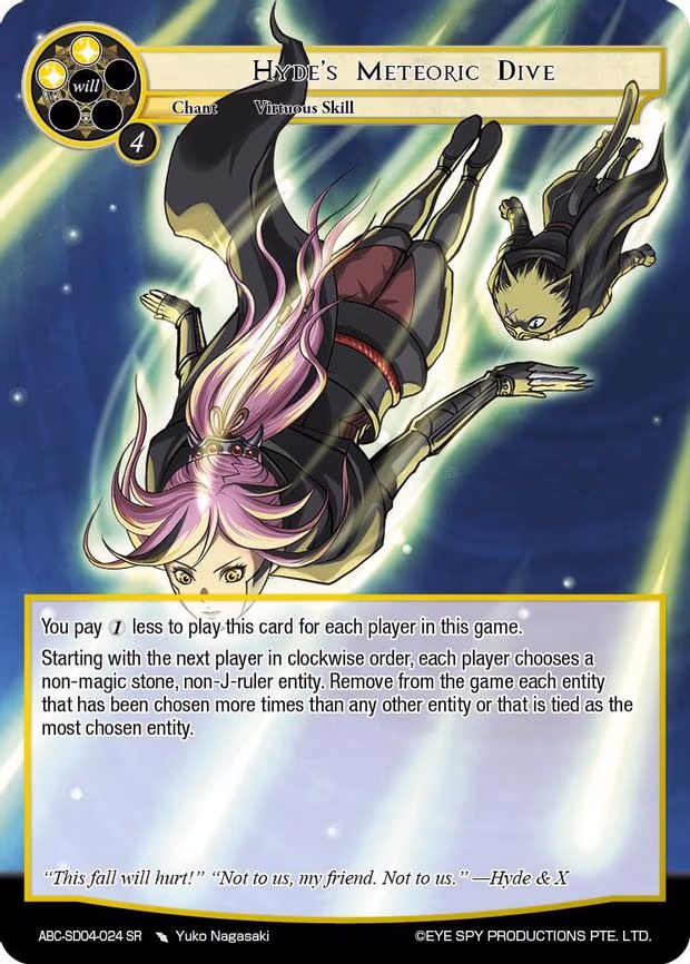 Hyde's Meteoric Dive - Super Rare (ABC-SD04-024 SR)