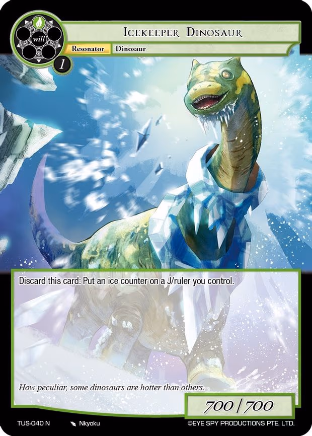 Icekeeper Dinosaur - Normal (TUS-040 N)