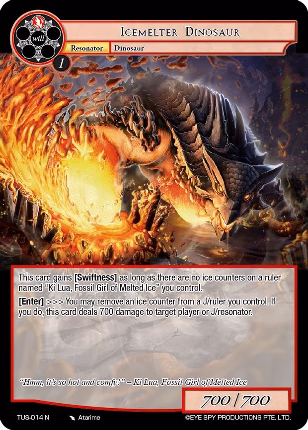 Icemelter Dinosaur - Normal (TUS-014 N)