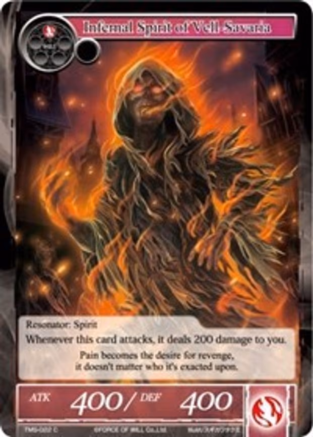 Infernal Spirit of Vell-Savaria - Common (TMS-022)