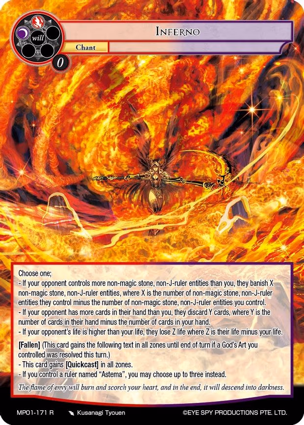 Inferno - Rare (MP01-171 R)