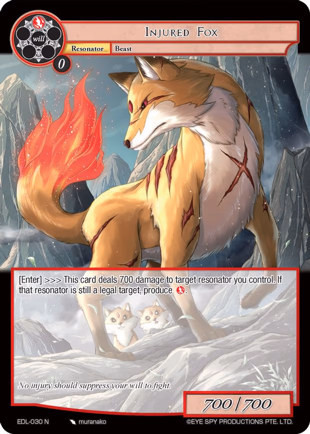 Injured Fox - Normal (EDL-030)