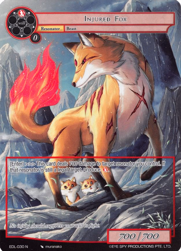 Injured Fox - Normal (EDL-030)