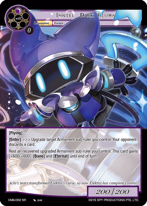 Inntel, Dark Clown - Super Rare (CMB-062 SR)