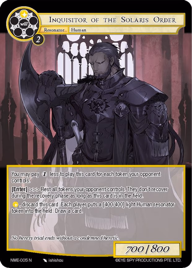 Inquisitor of the Solaris Order - Normal (NWE-005 N)