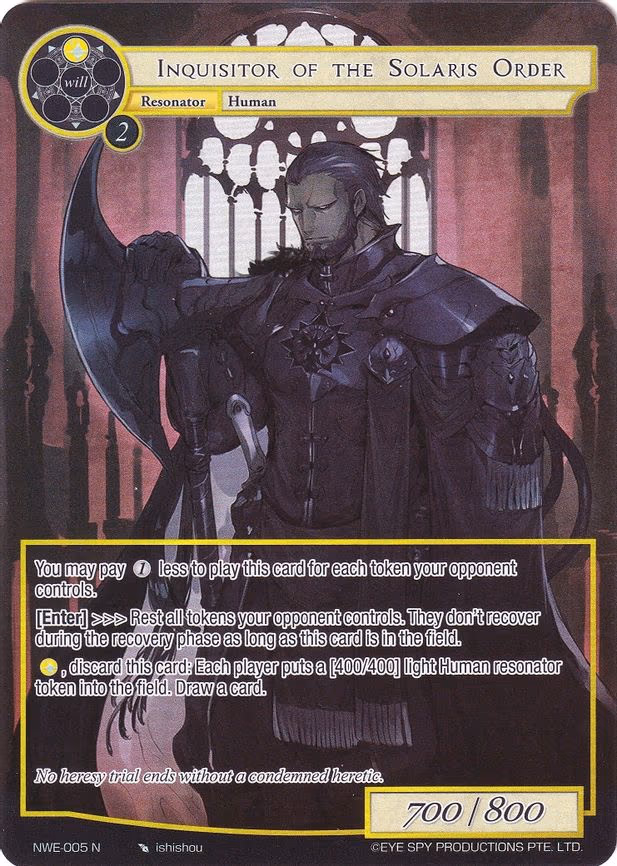 Inquisitor of the Solaris Order - Normal (NWE-005 N)