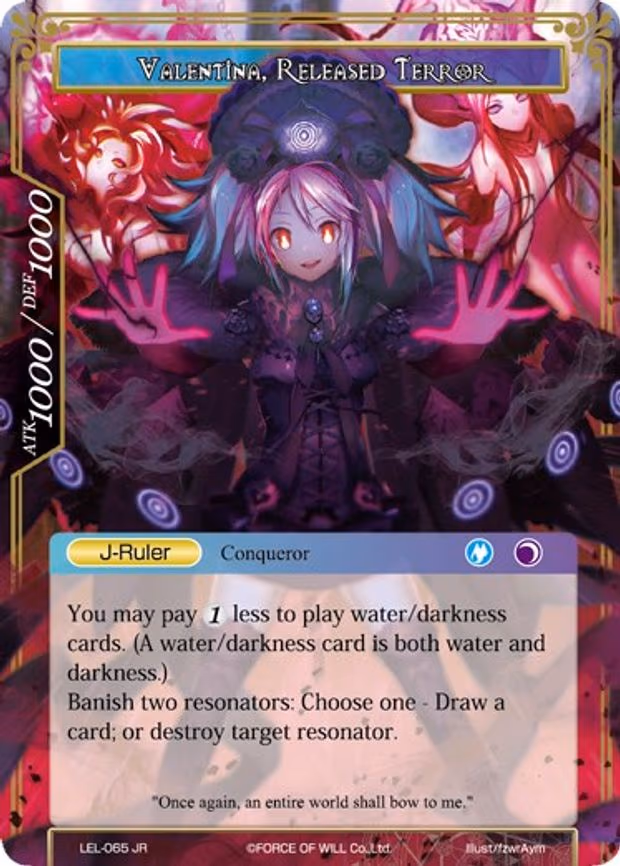 Invading Demon of Water, Valentina // Valentina, Released Terror
