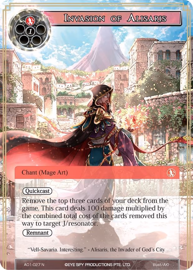 Invasion of Alisaris - Normal (AO1-027)