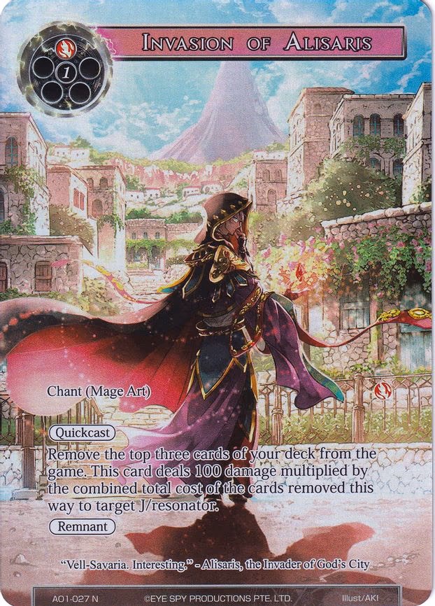 Invasion of Alisaris - Normal (AO1-027)