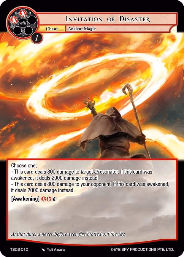 Invitation of Disaster