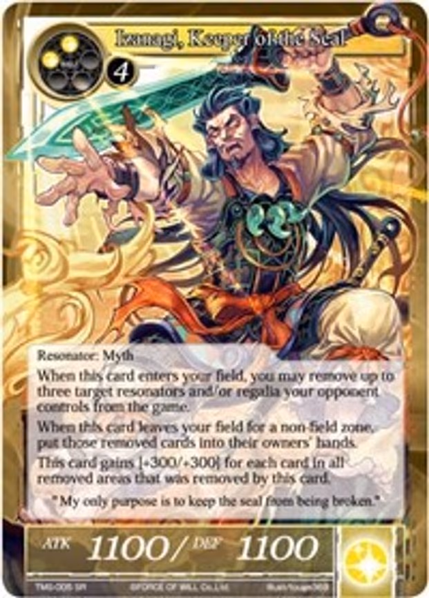 Izanagi, Keeper of the Seal - Super Rare (TMS-005)