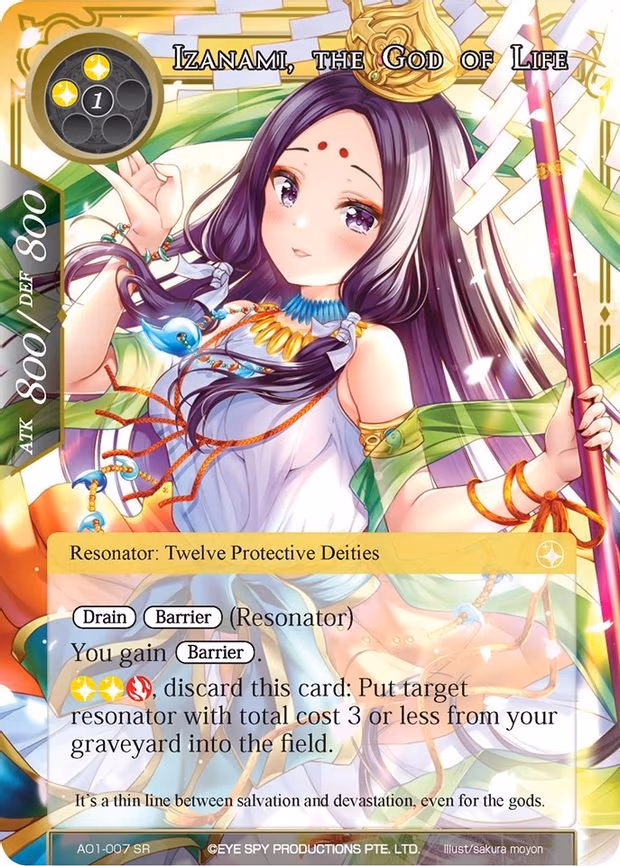 Izanami, the God of Life - Super Rare (AO1-007)