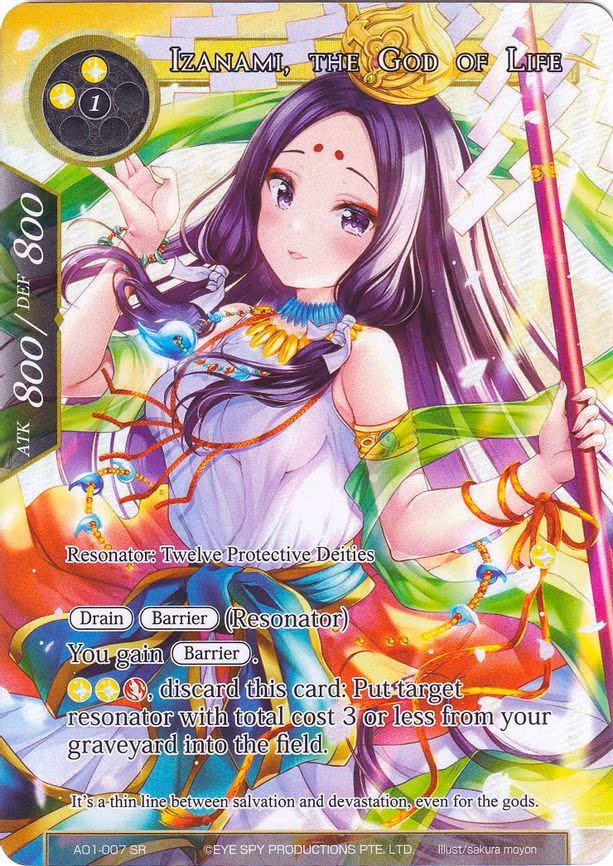 Izanami, the God of Life - Super Rare (AO1-007)
