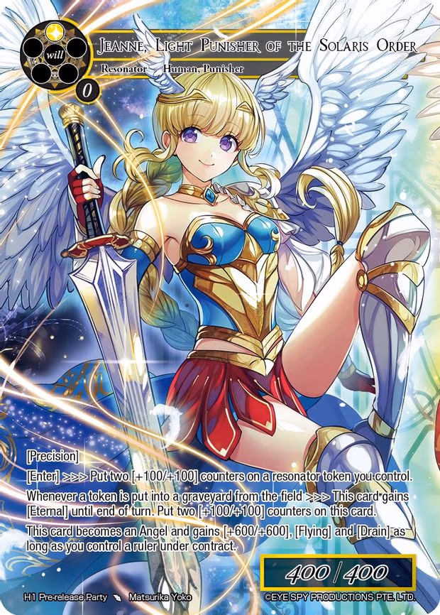 Jeanne, Light Punisher of the Solaris Order - Promo (H1 Pre-release Party)