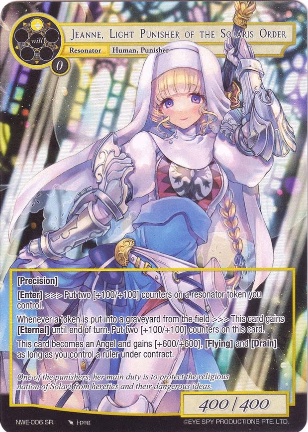 Jeanne, Light Punisher of the Solaris Order - Super Rare (NWE-006 SR)