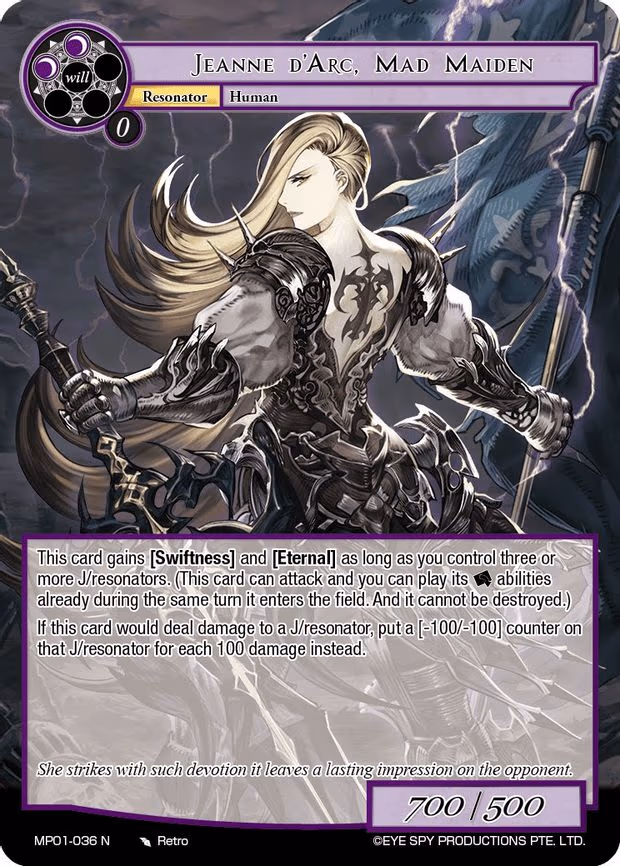 Jeanne d'Arc, Mad Maiden - Normal (MP01-036 N)