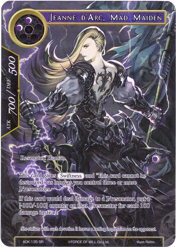 Jeanne d'Arc, Mad Maiden - Super Rare (ADK-135)