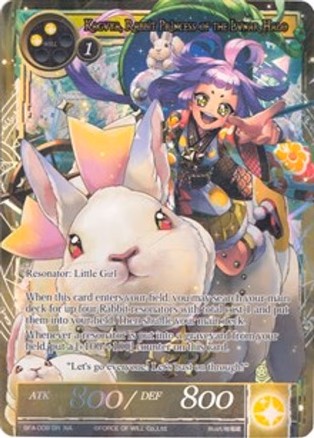 Kaguya, Rabbit Princess of the Lunar Halo - Super Rare (BFA-008)