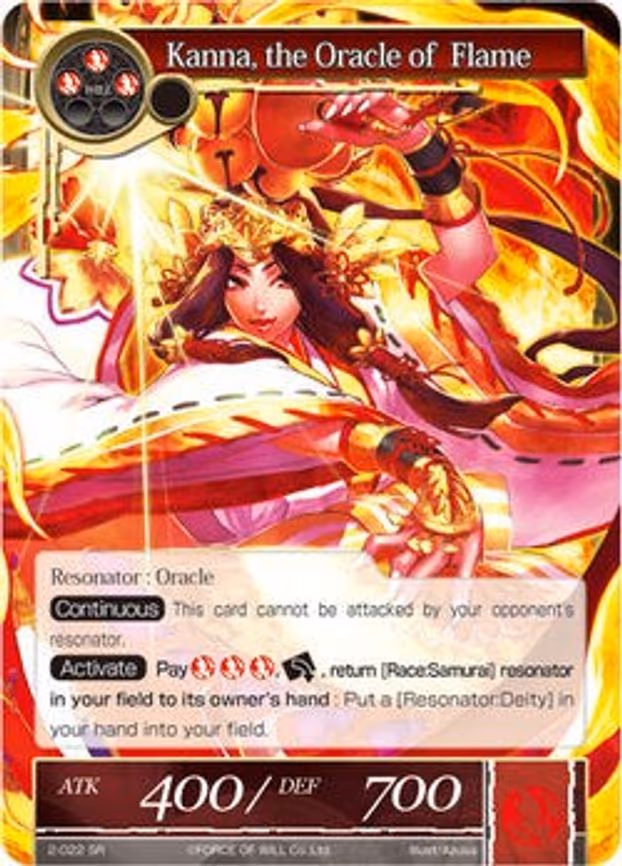 Kanna, the Oracle of Flames - Super Rare (2-022)