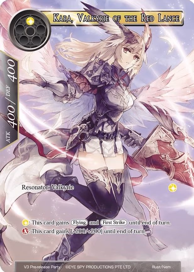 Kara, Valkyrie of the Red Lance - Promo (V3 Pre-release Party)