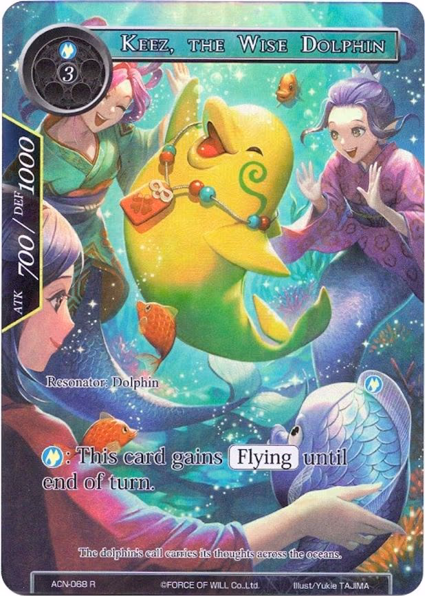 Keez, the Wise Dolphin - Rare (ACN-068)