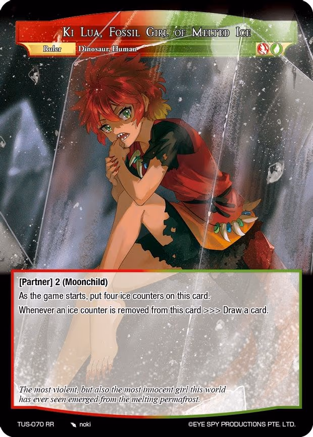 Ki Lua, Fossil Girl of Melted Ice - Ruler Rare (TUS-070 RR)