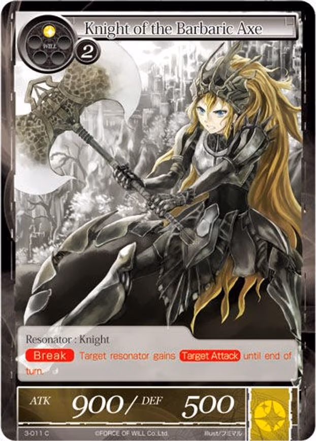 Knight of the Barbaric Axe - Common (3-011)