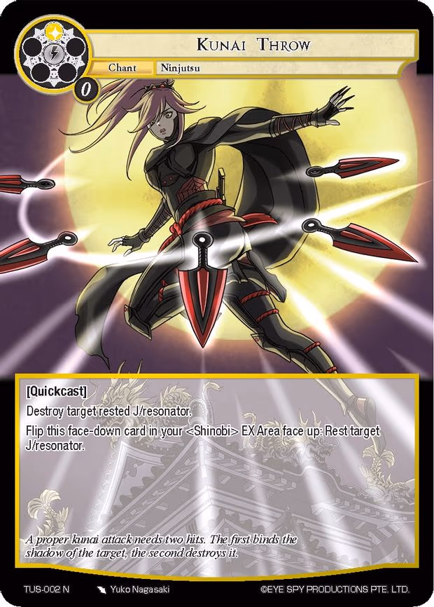 Kunai Throw - Normal (TUS-002 N)