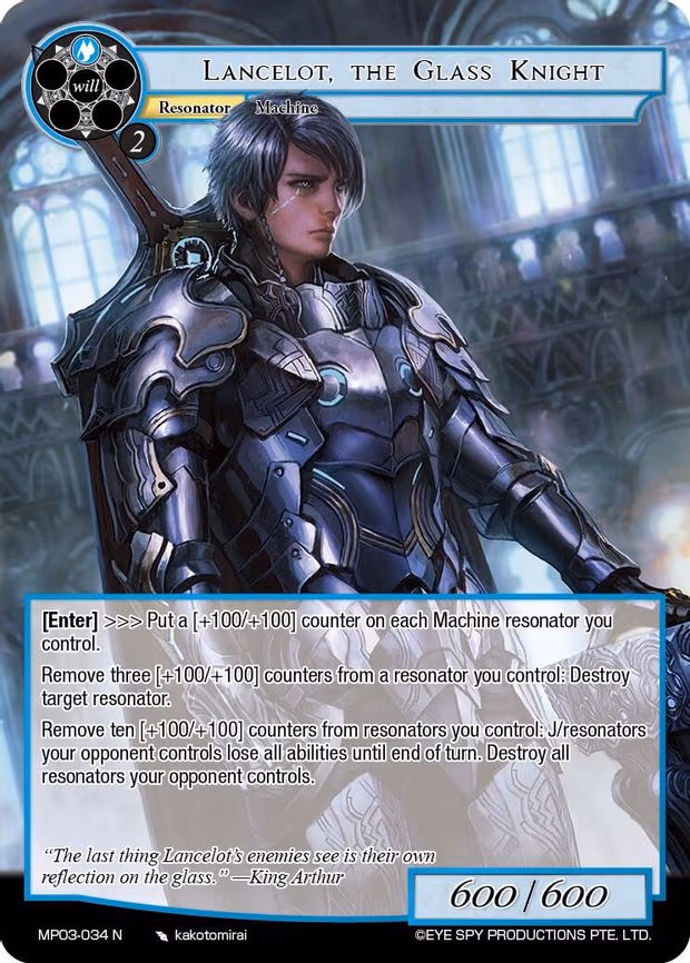 Lancelot, the Glass Knight - Normal (MP03-034 N)