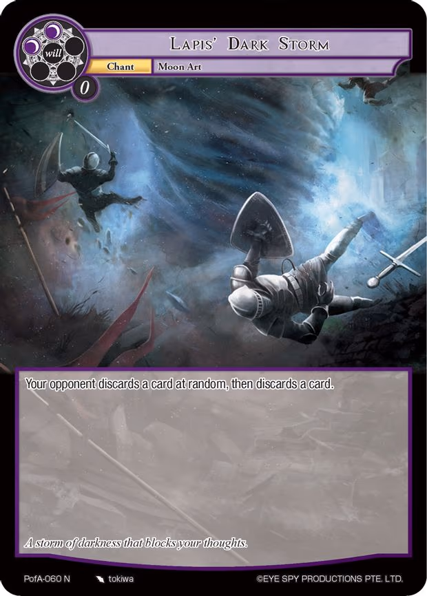 Lapis' Dark Storm - Normal (PofA-060)