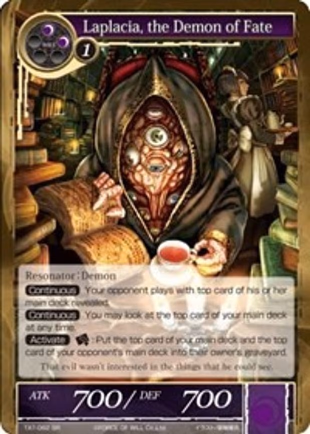 Laplacia, the Demon of Fate - Super Rare (TAT-082)