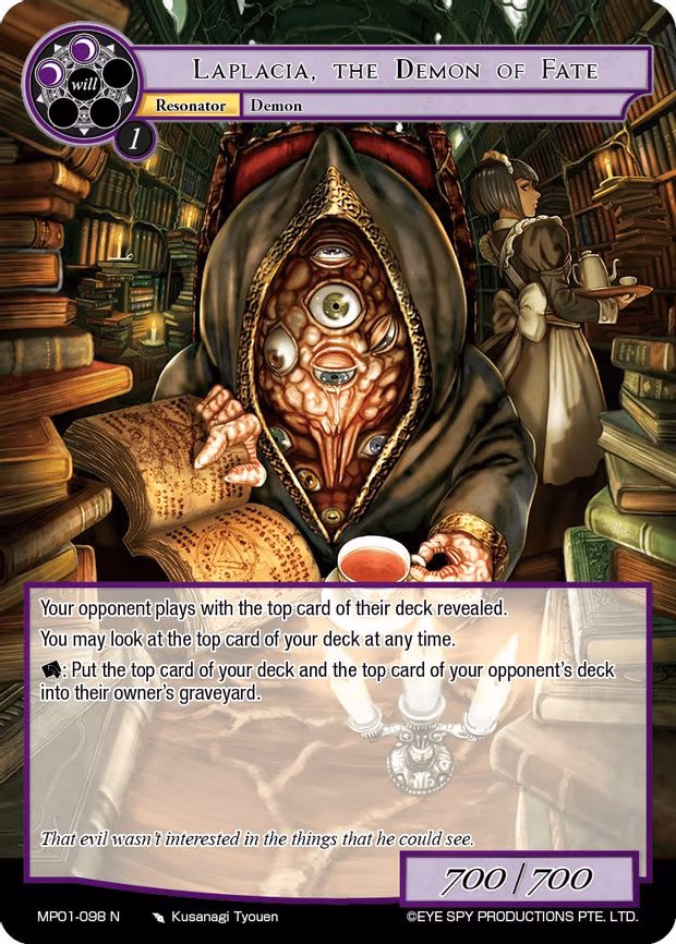 Laplacia, the Demon of Fate