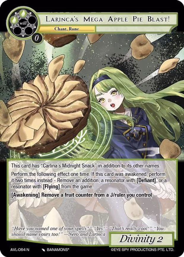 Larinca's Mega Apple Pie Blast! - Normal (AVL-064 N)