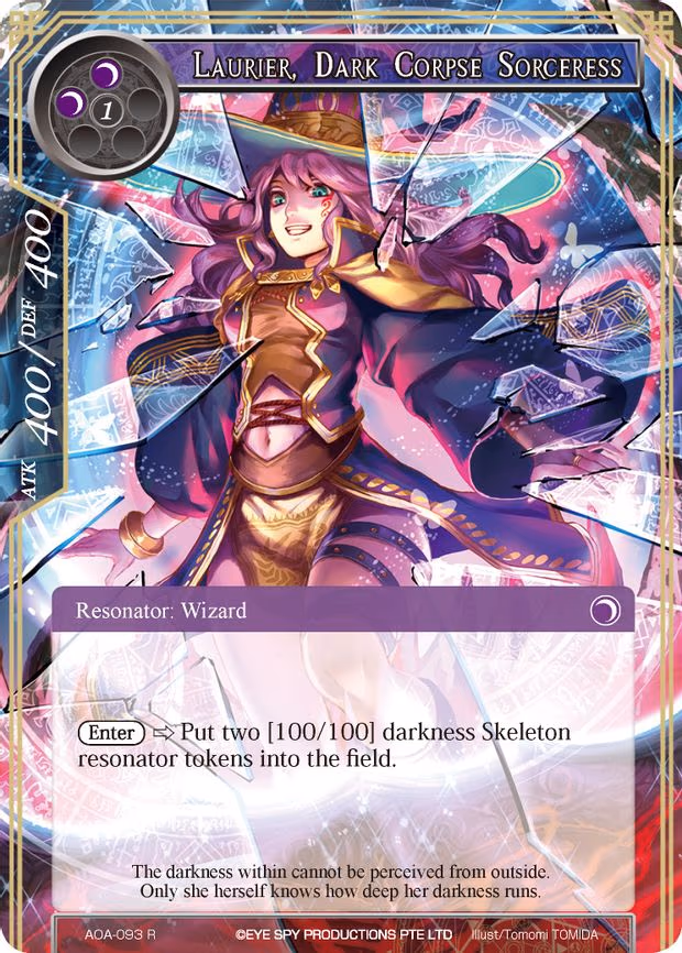 Laurier, Dark Corpse Sorceress - Rare (AOA-093)