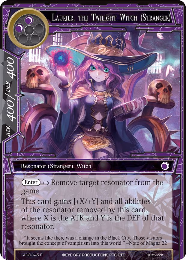 Laurier, the Twilight Witch (Stranger) - Rare (AO3-045)