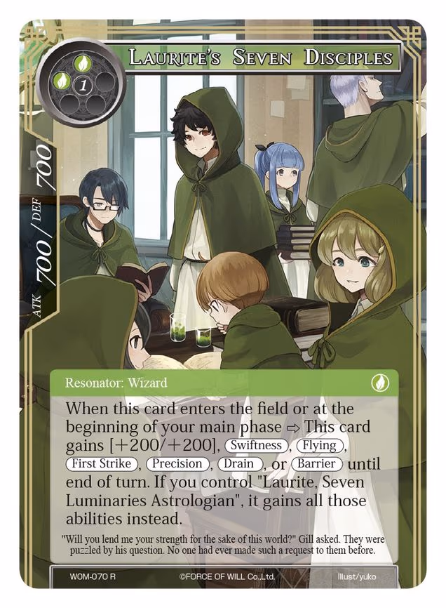 Laurite's Seven Disciples - Rare (WOM-070)