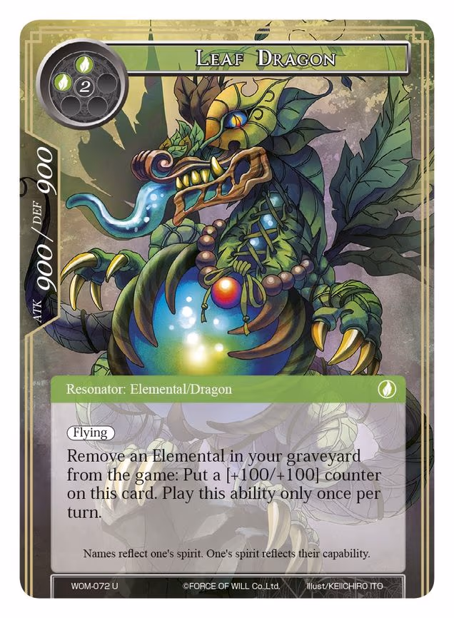 Leaf Dragon - Uncommon (WOM-072)