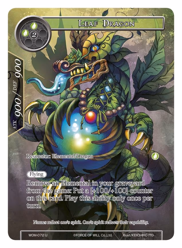 Leaf Dragon - Uncommon (WOM-072)
