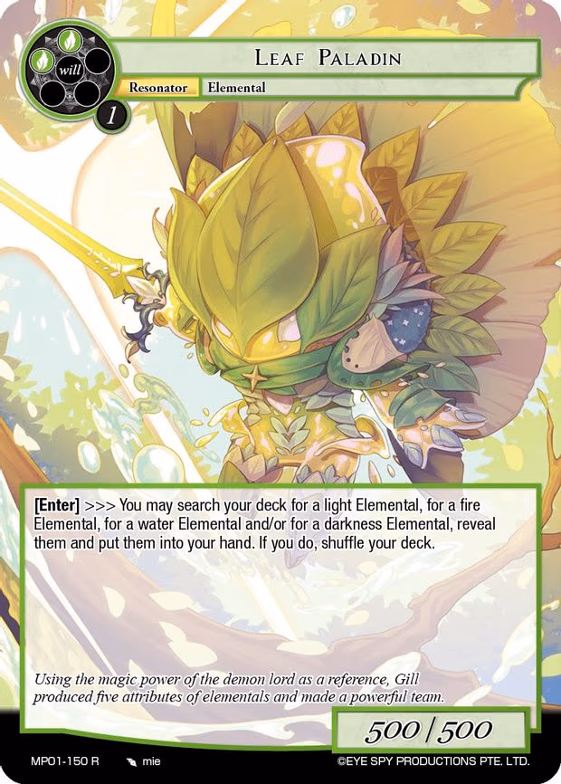 Leaf Paladin - Rare (MP01-150 R)