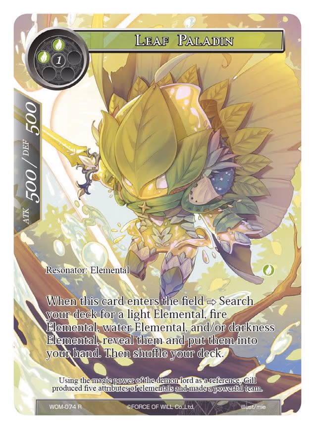 Leaf Paladin - Rare (WOM-074)