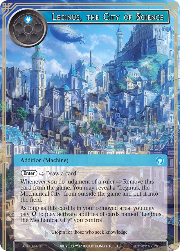 Leginus, the City of Science - Rare (AO2-011)