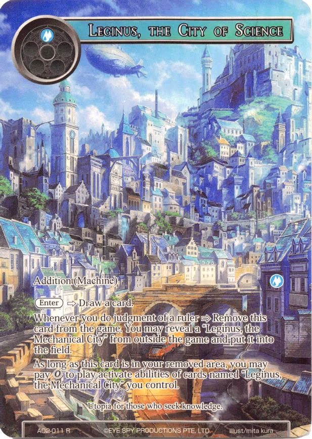 Leginus, the City of Science - Rare (AO2-011)
