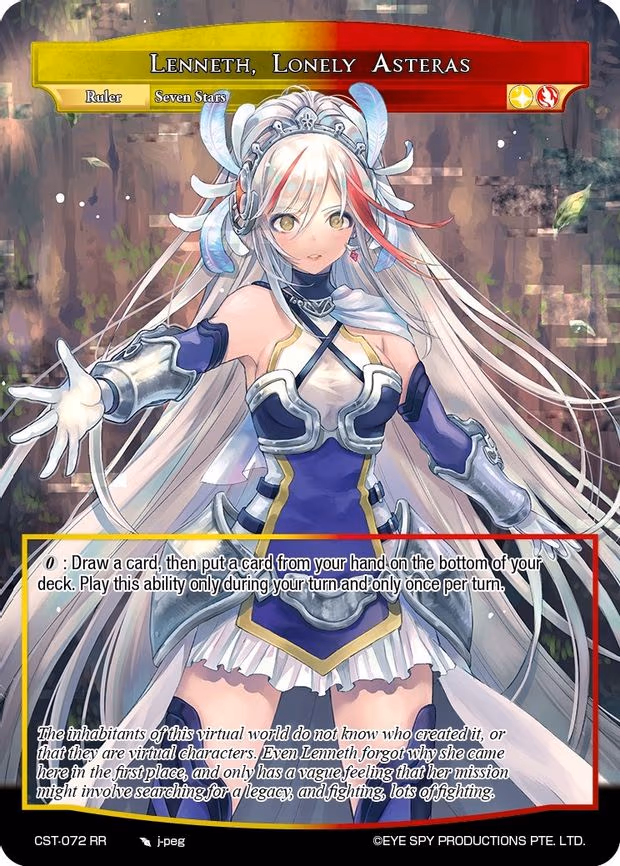 Lenneth, Lonely Asteras - Ruler Rare (CST-072 RR)