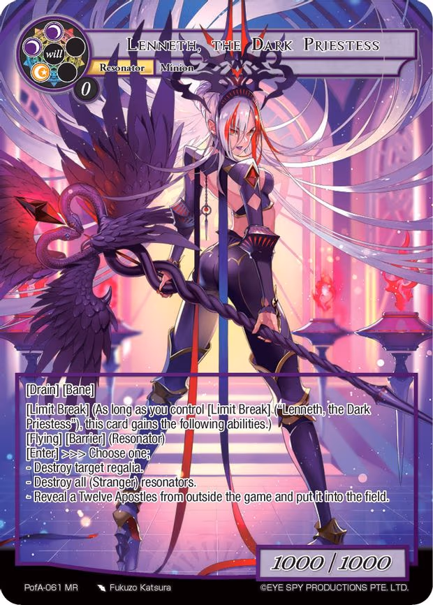 Lenneth, the Dark Priestess - Marvel Rare (PofA-061)