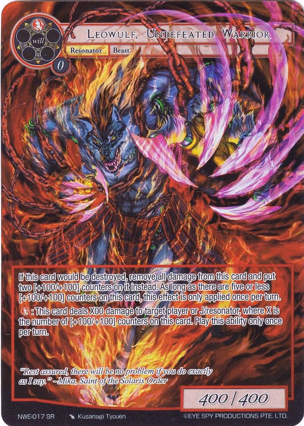 Leowulf, Undefeated Warrior - Super Rare (NWE-017 SR)