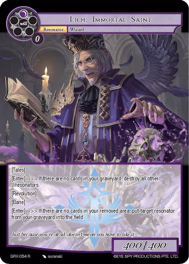 Lich, Immortal Saint - Rare (GRV-054)