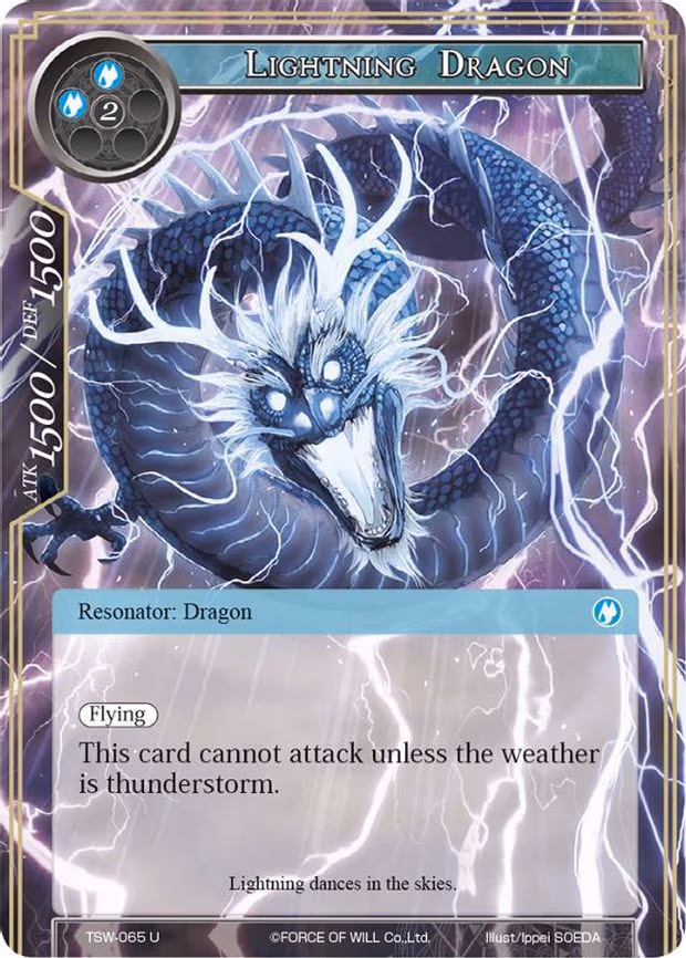 Lightning Dragon - Uncommon (TSW-065)