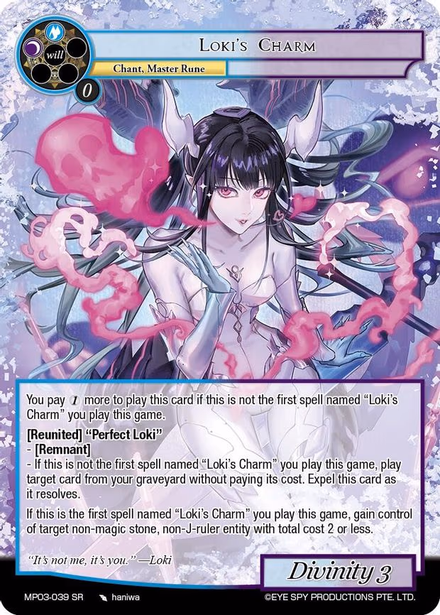 Loki's Charm - Super Rare (MP03-039 SR)