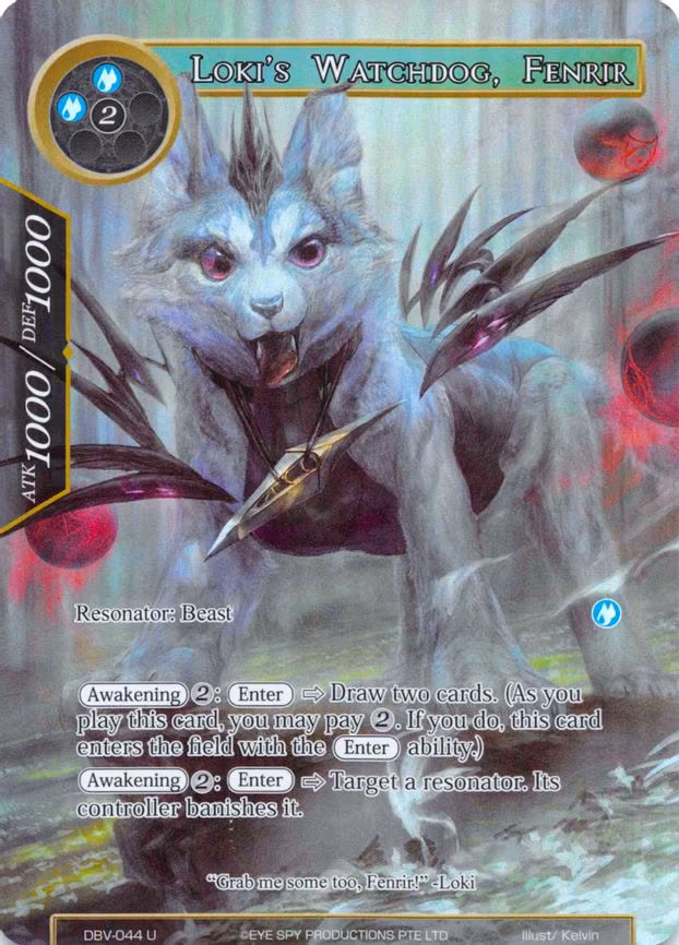 Loki's Watchdog, Fenrir - Uncommon (DBV-044)